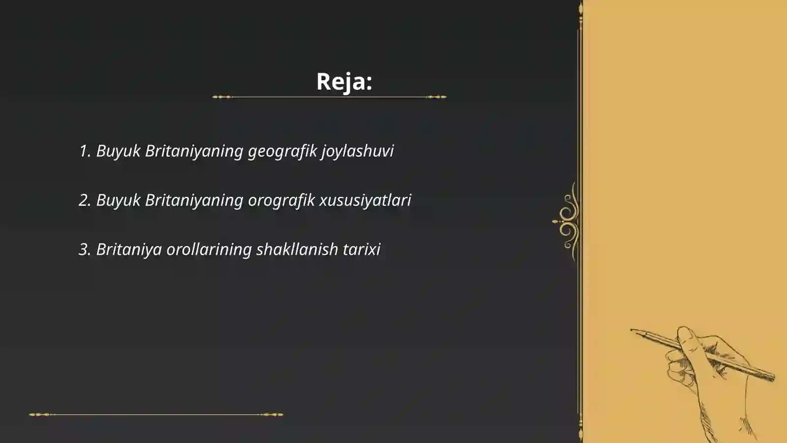 Buyuk Britaniyaning geografik oʻrni, tabiiy sharoiti va tabiiy resurslari 2