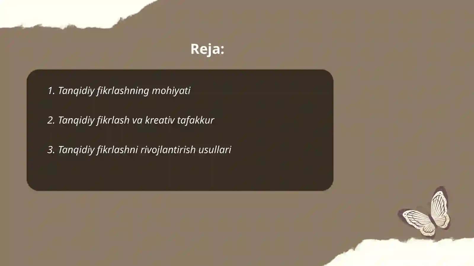 Tanqidiy fikrlashning mohiyati 2