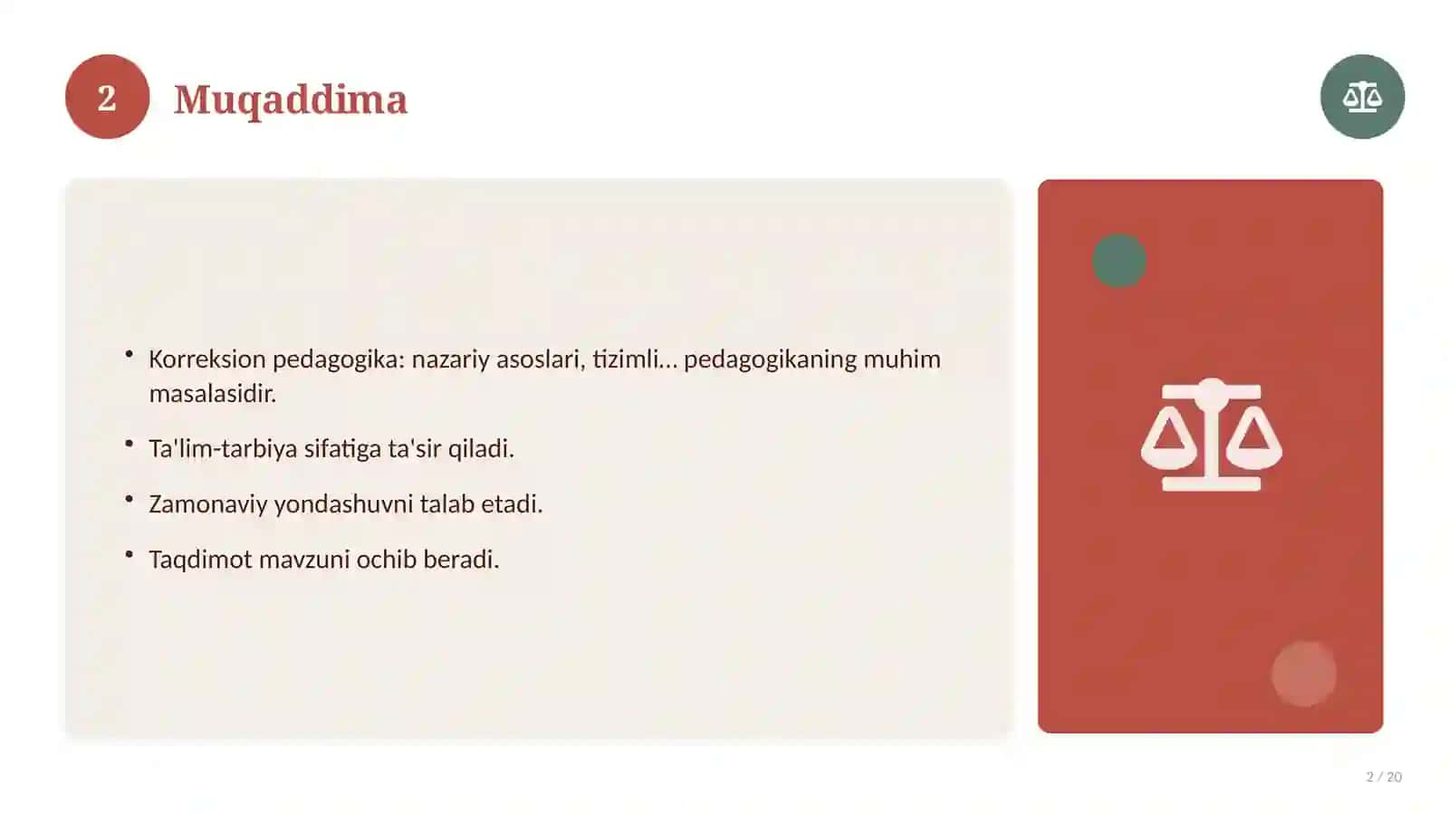 Korreksion pedagogika: nazariy asoslari, tizimli yondashuvda (Referat) 2