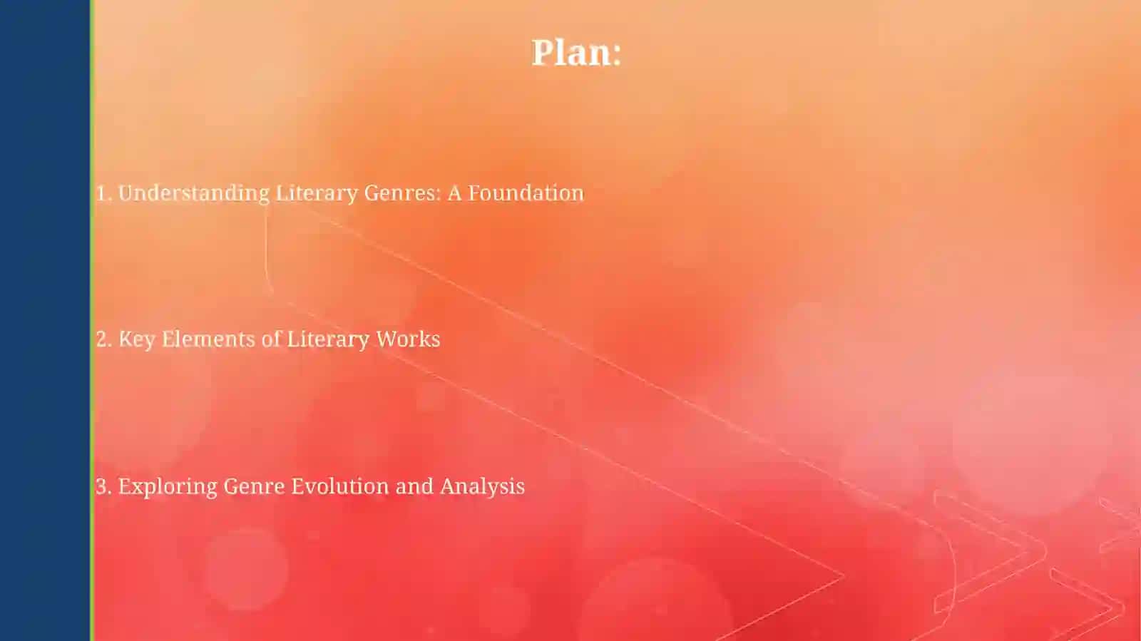 Basic genres of literature and their elements 2