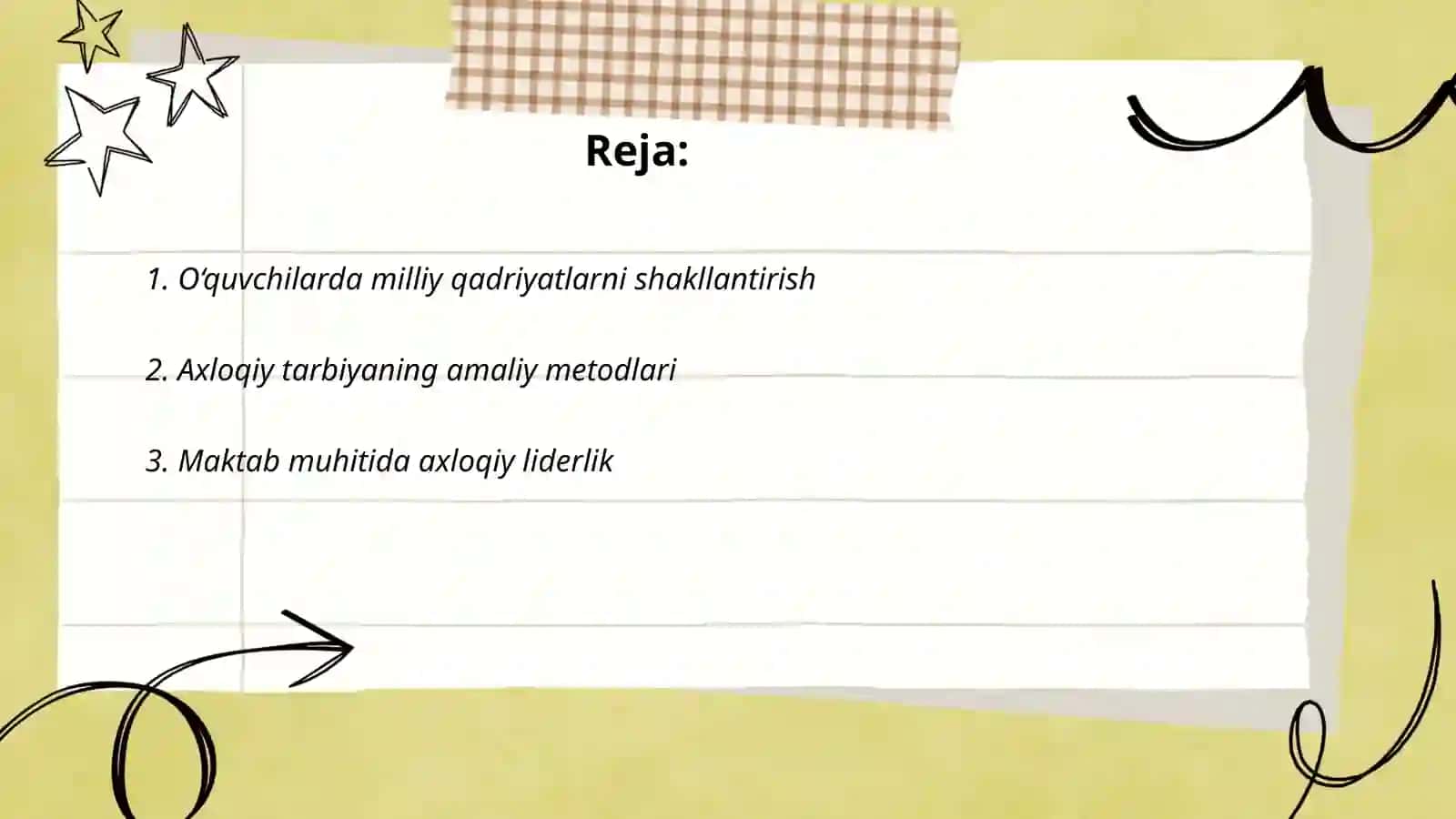 Boshlangʻich sinf oʻqituvchilarini dars jarayonida manaviy-axloqiy sifatlarini rivojlantirish 2