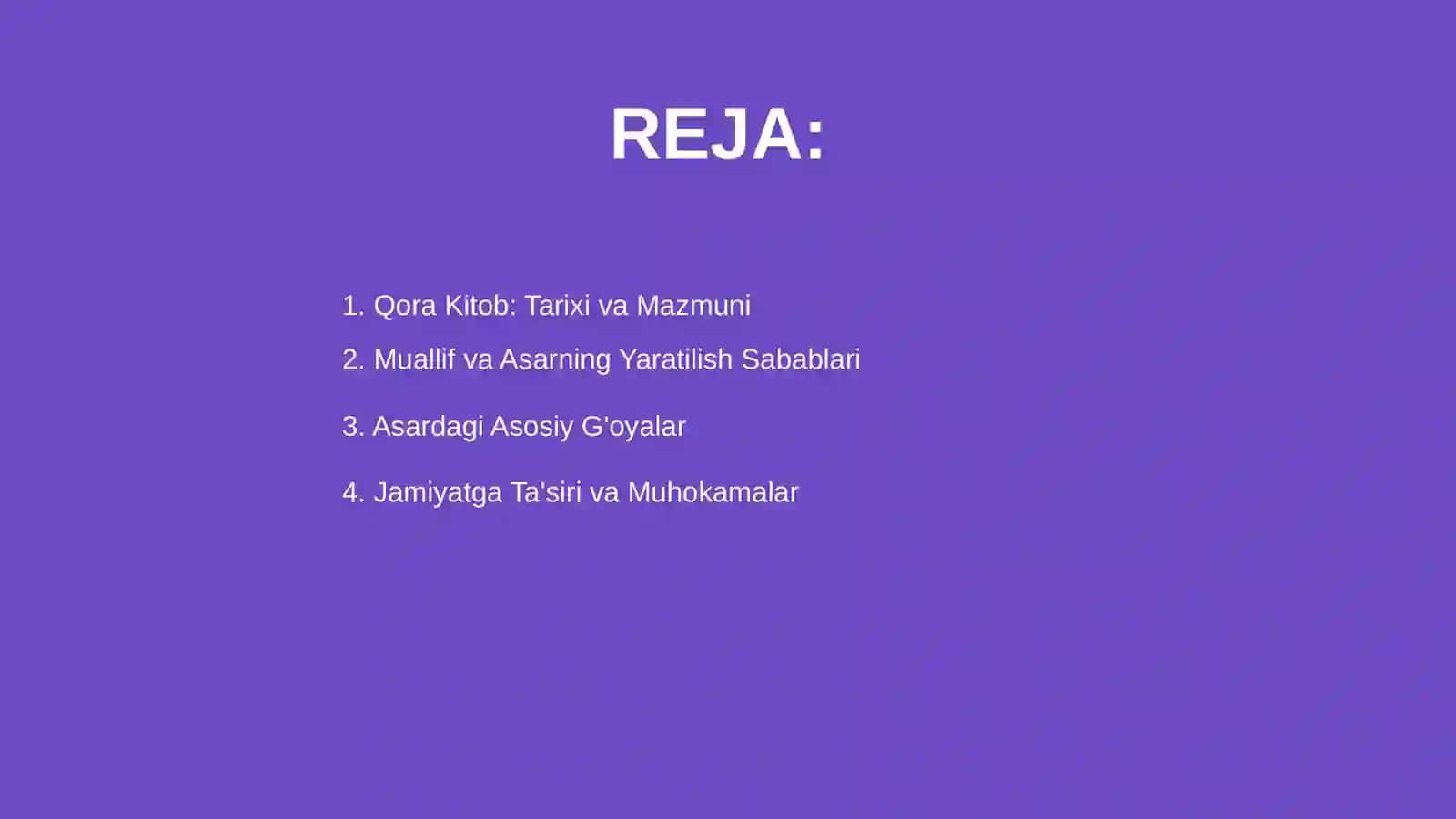 Qora Kitob 2