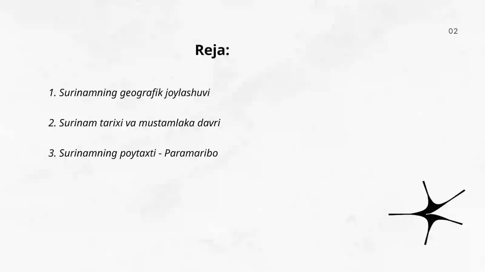 Surinamning Geografik Joylashuvi va Iqtisodiy Aloqalari 2