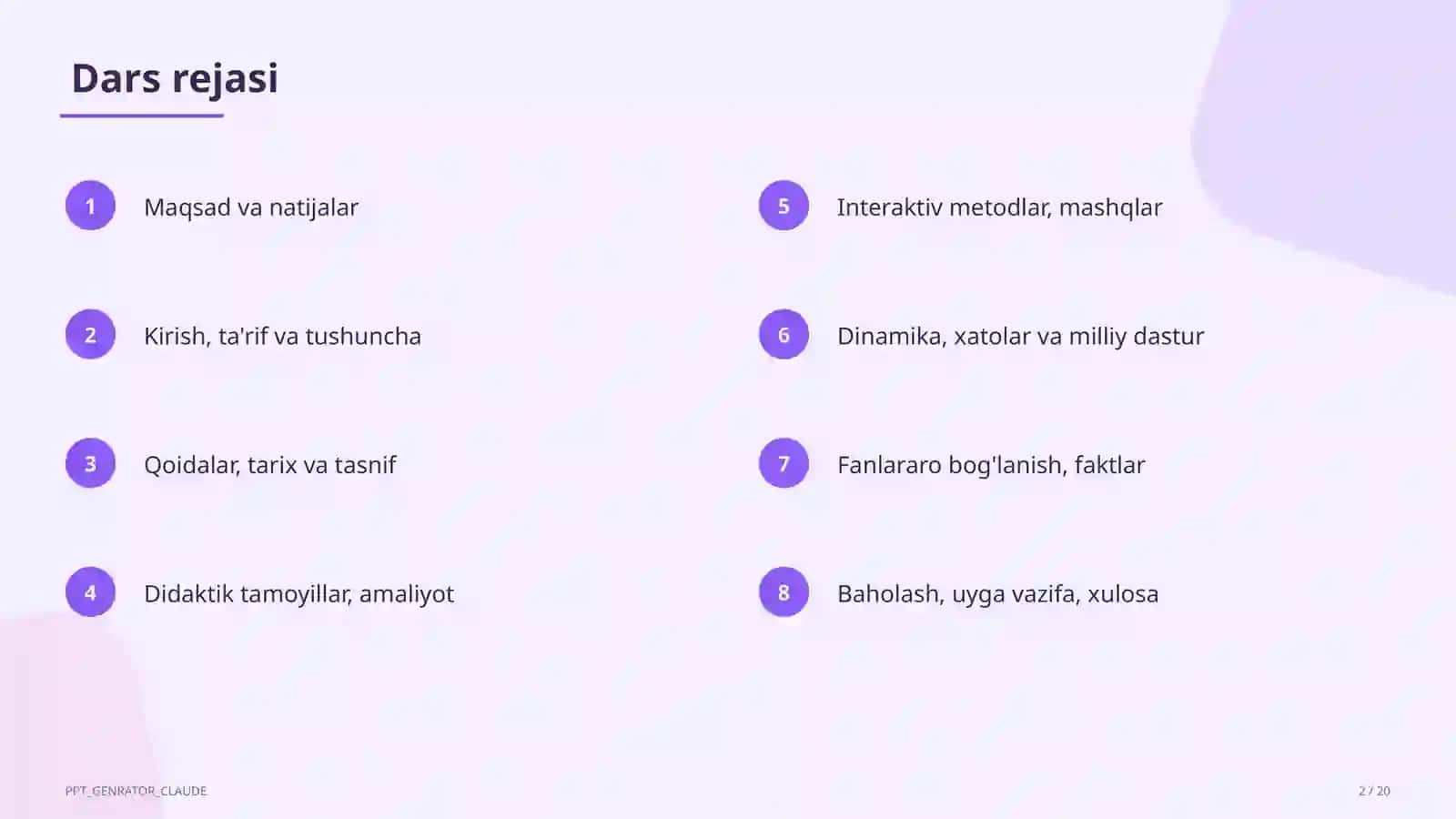 Ritm va musiqa o'lchovi (3-sinf) 2