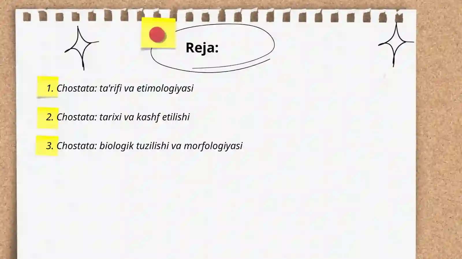 Chostata: ta'rifi va etimologiyasi 2