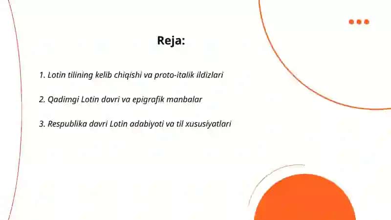 Lotin tili tarixi 2