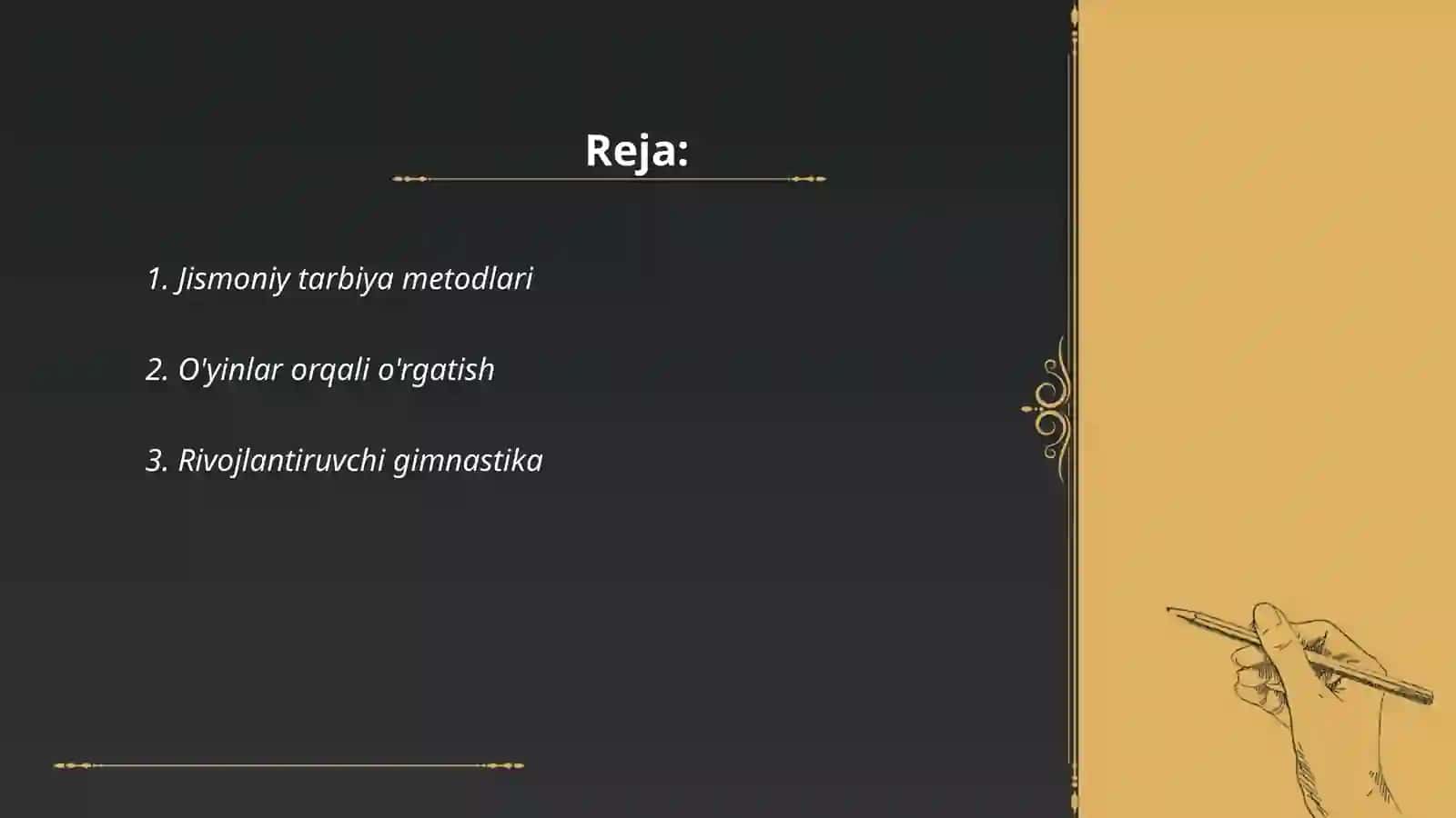 Jismoniy tarbiya berish usllari 2