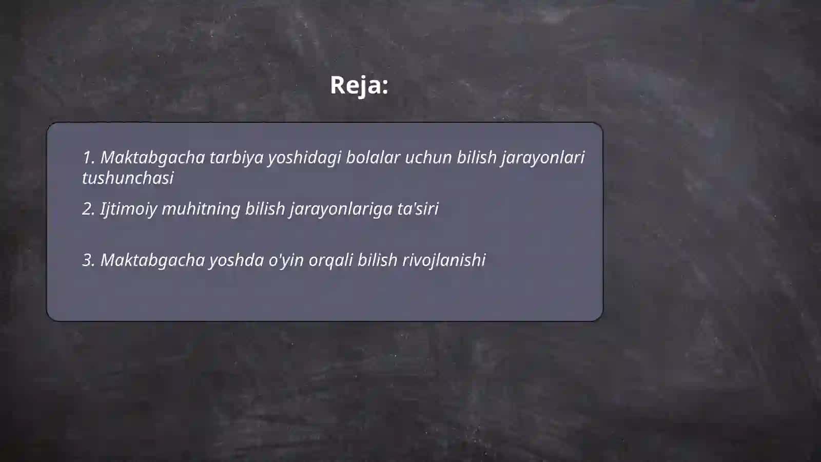 Maktabgacha tarbiya yoshidagi bolalarda bilish jarayonlaridagi rivojlanishi 2