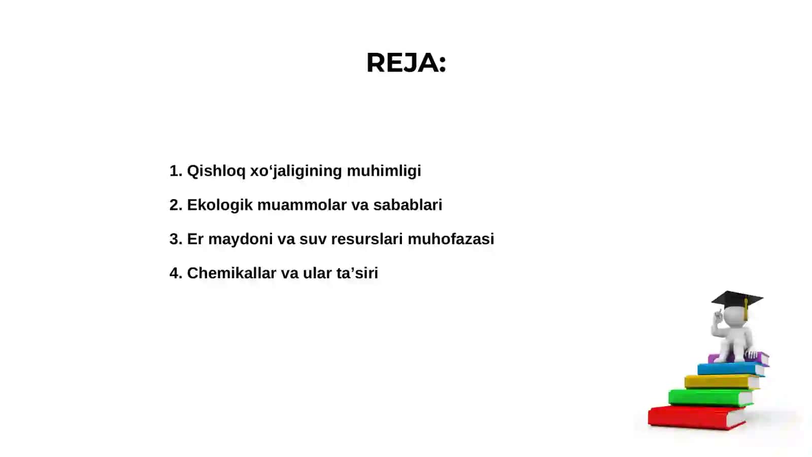 Qishloq xoʻjaligi va ekologik muammolar 2