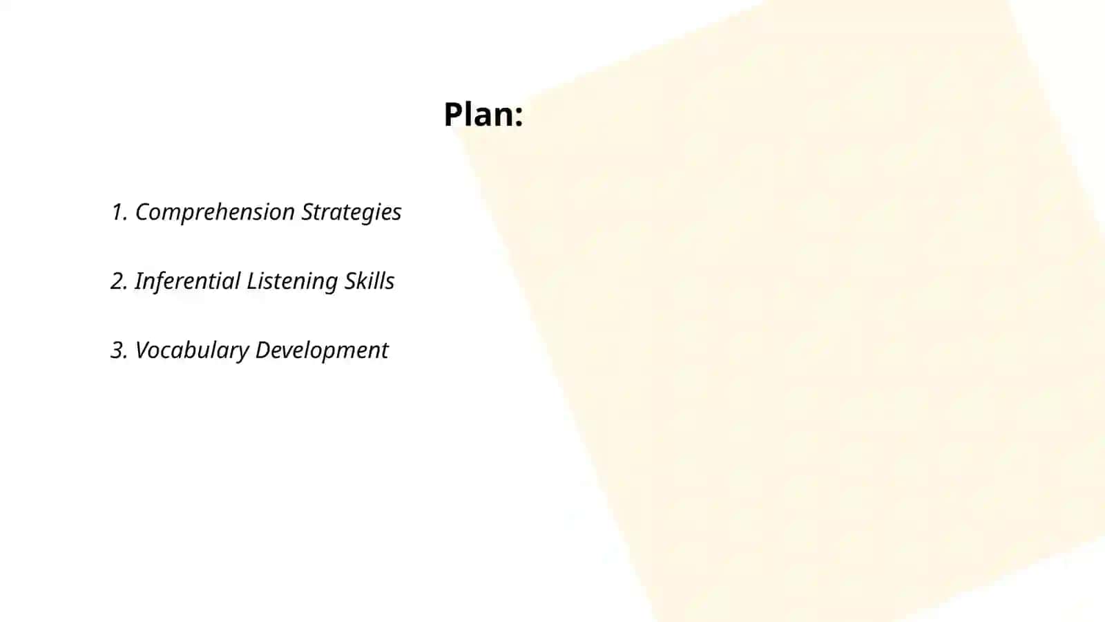 Essesment of reading and listening skills 2