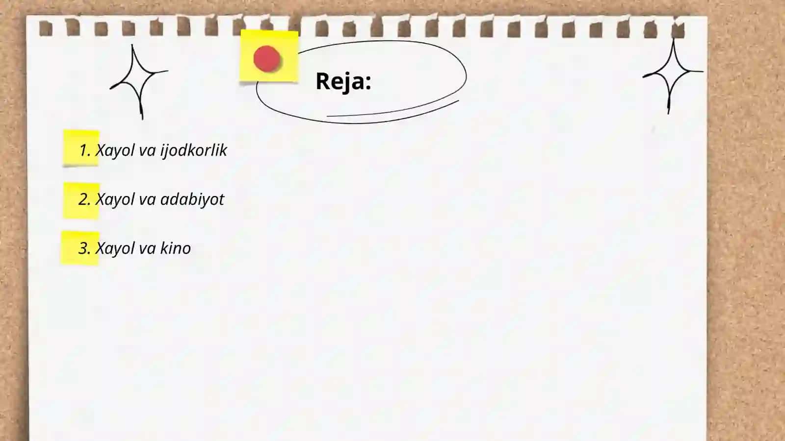 Xayol va Ijodkorlik 2