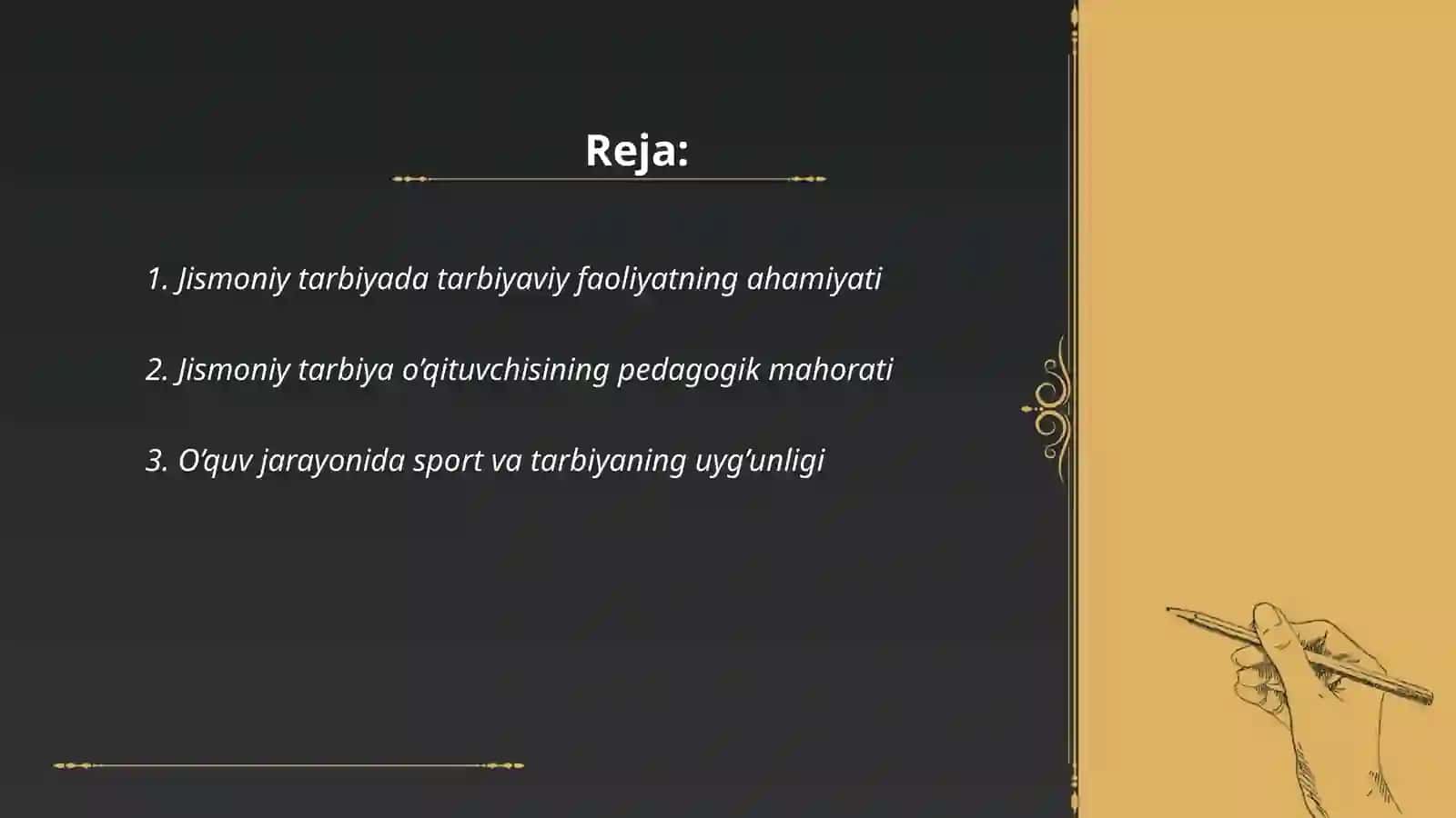 Jismoniy tarbiya va sport o’qituvchisining tarbiyaviy faoliyati tizimi va pedagogik mahorati 2