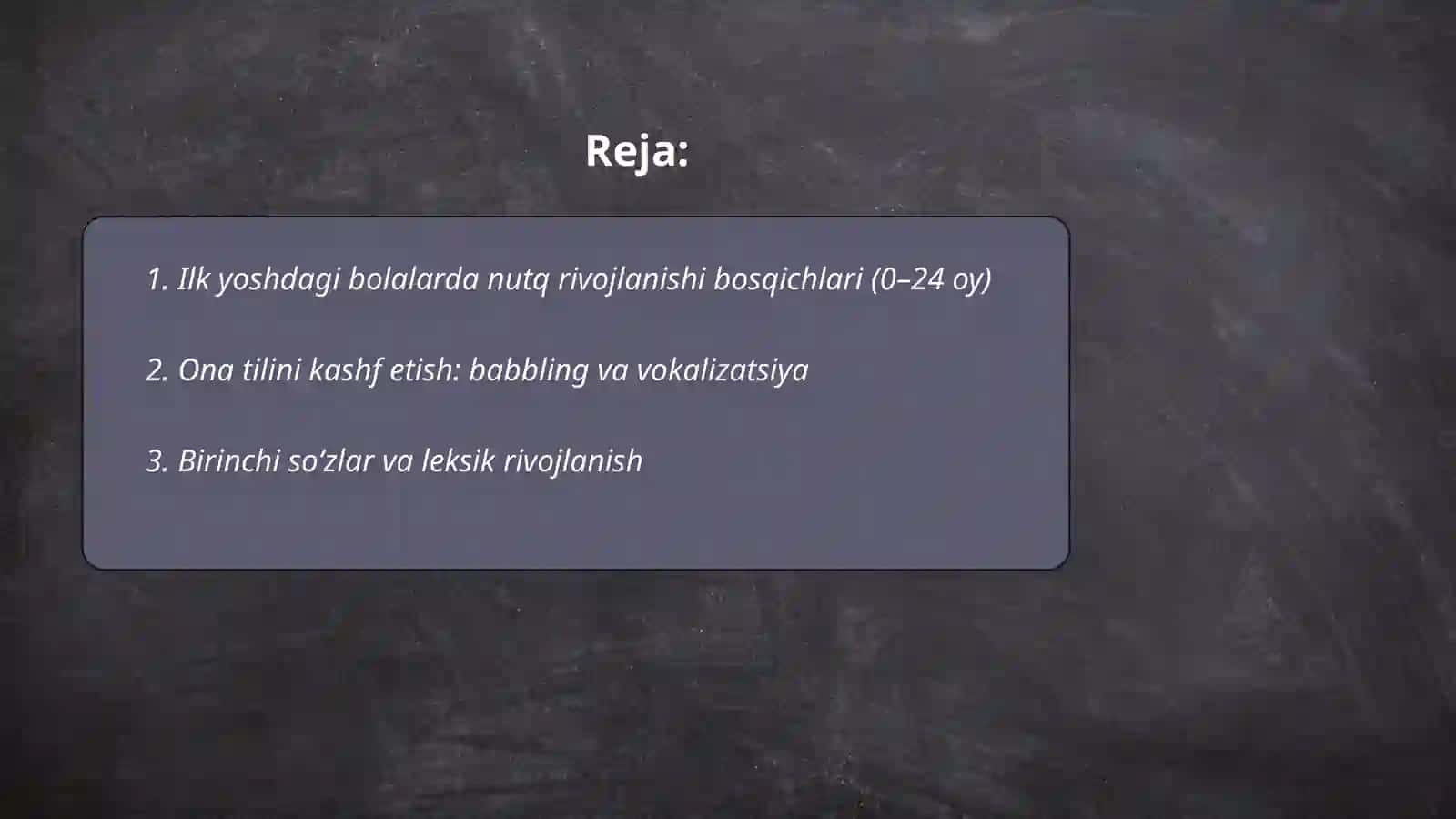 Ilk yoshdagi bolalar nutqining rivojlanishi 2