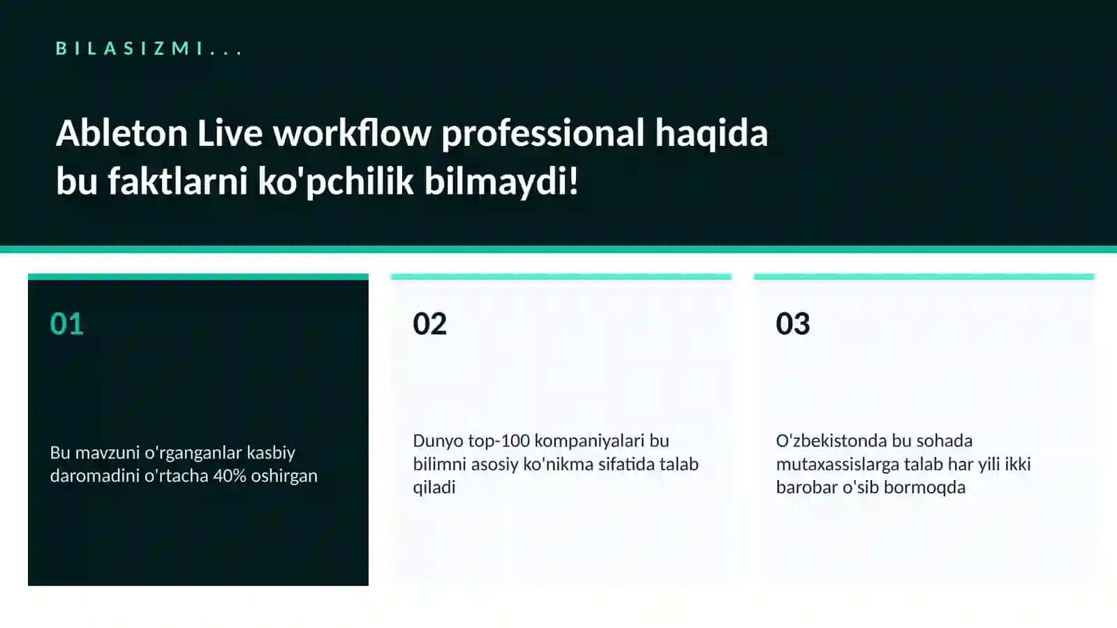 Ableton Live workflow professional 2