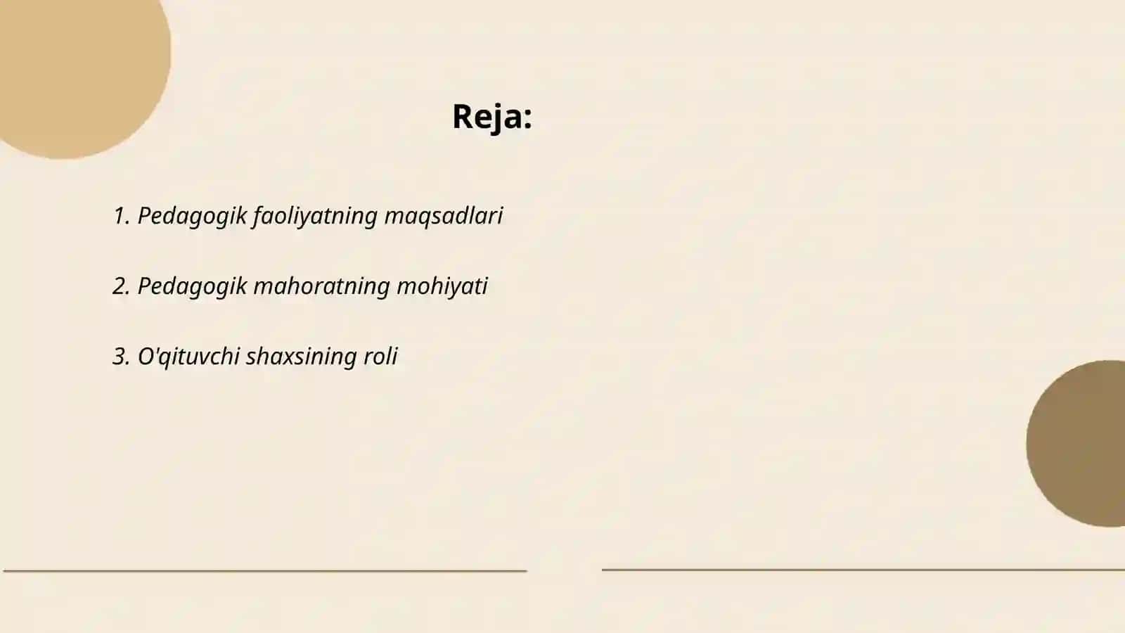 Pedagogik mahorat fanining maqsad va vazifalari 2