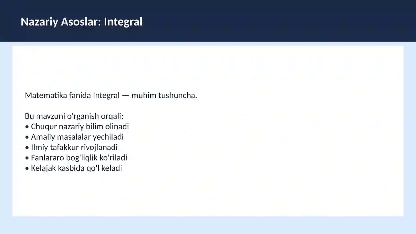 Matematika 3