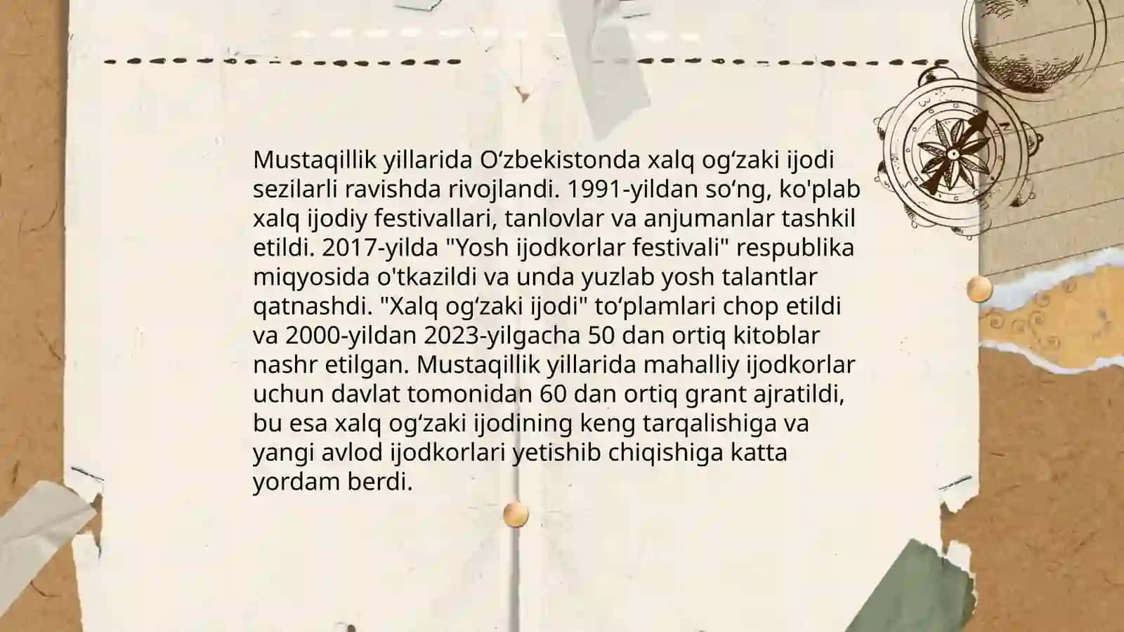 Akademik litseylarda xalq og‘zaki ijodi fanining o‘qitilishidagi o‘ziga xos tamoyillari 3