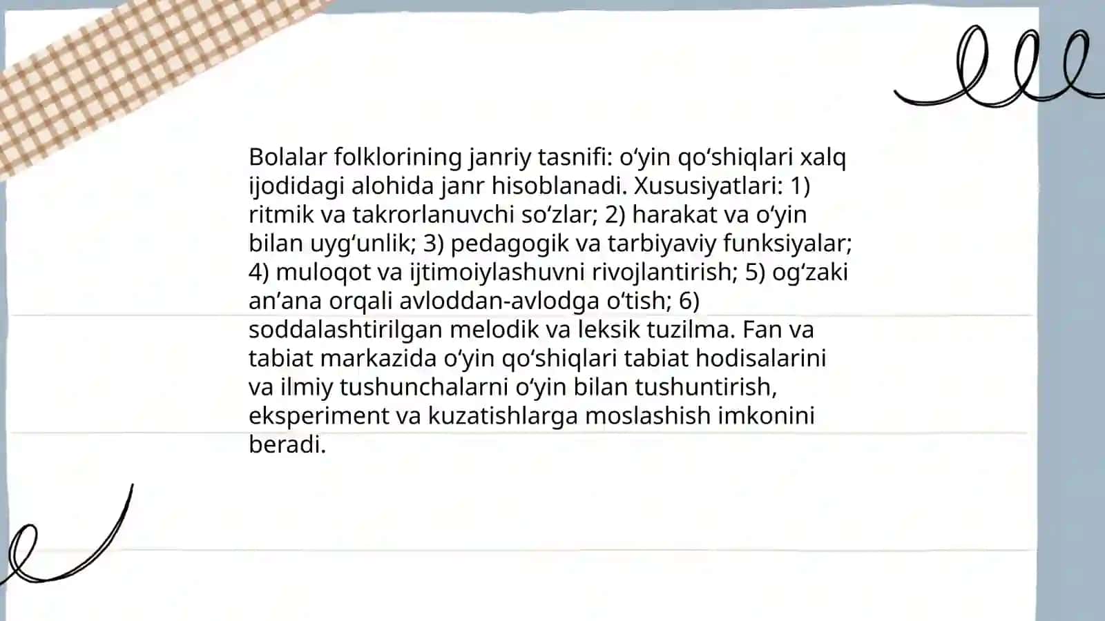 Bolalar folklorining janrlari 3