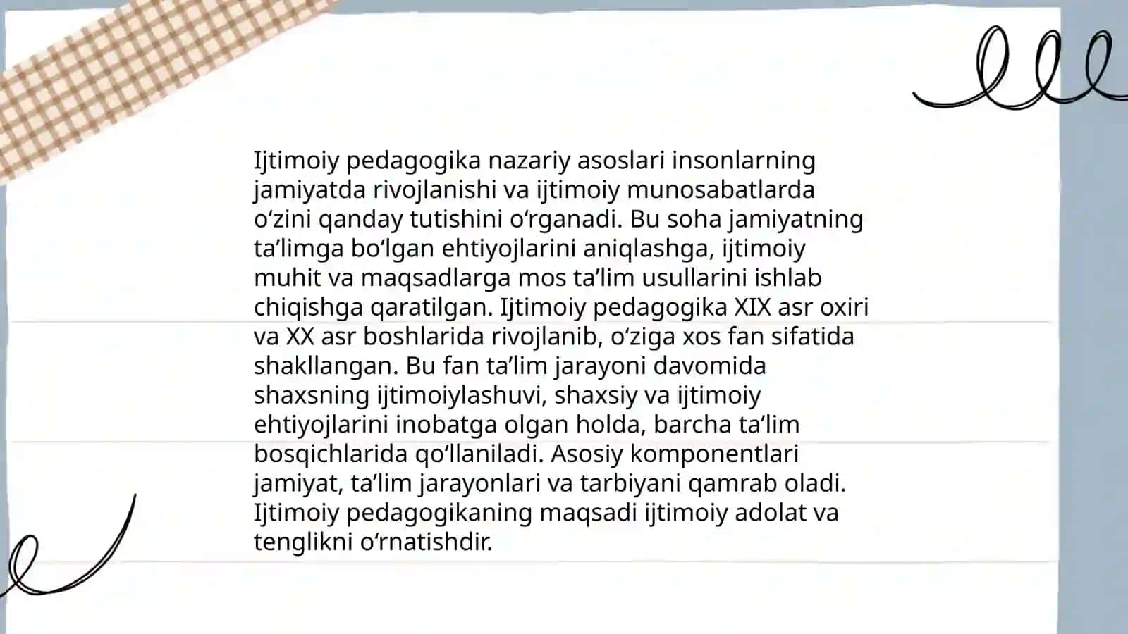 Ijtimoiy pedagogik faoliyat pedagogika fani sohasi sifatida 3