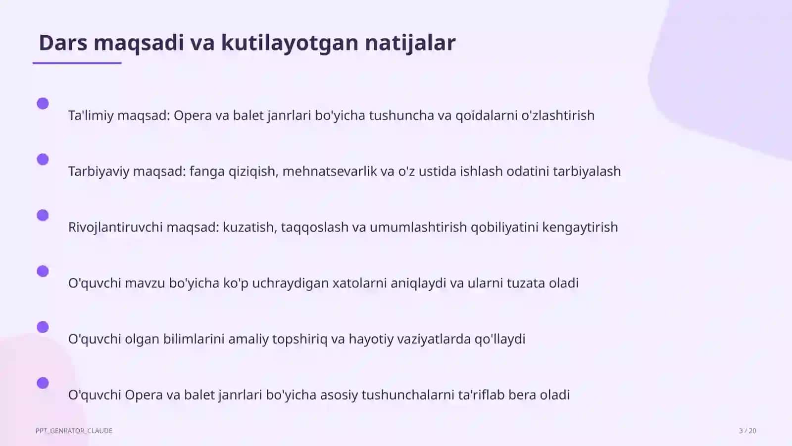 Opera va balet janrlari (6-sinf) 3
