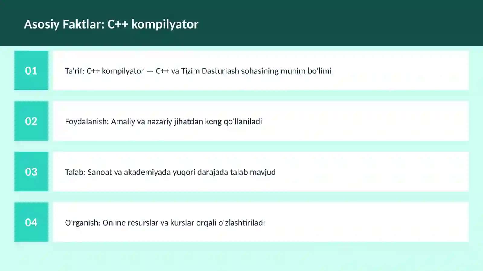 C++ kompilyator 3