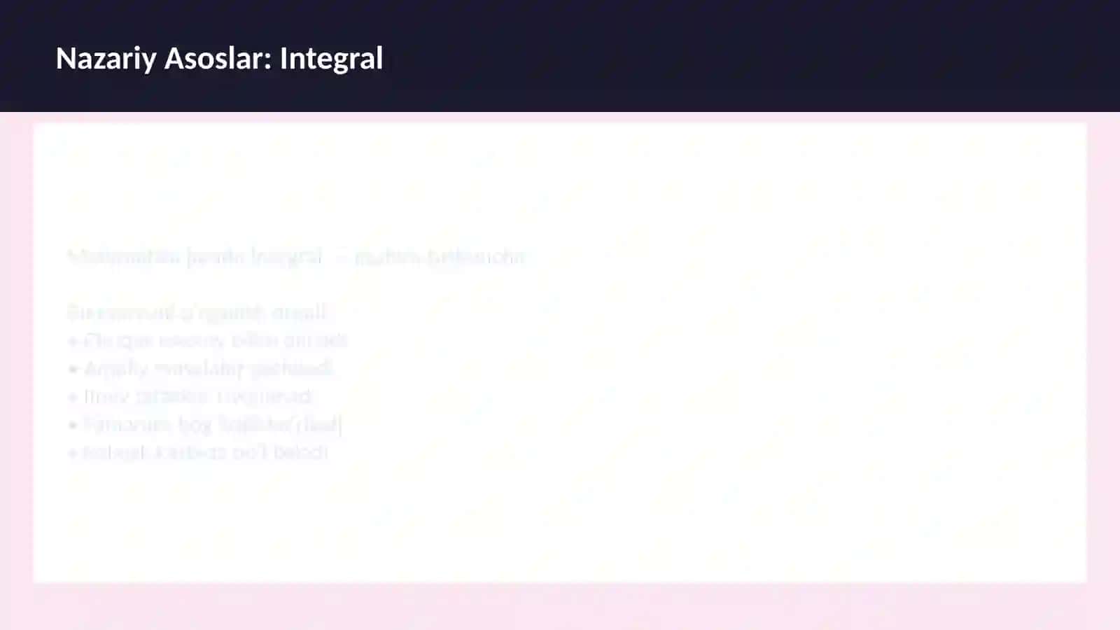 Matematika Limitlar 3