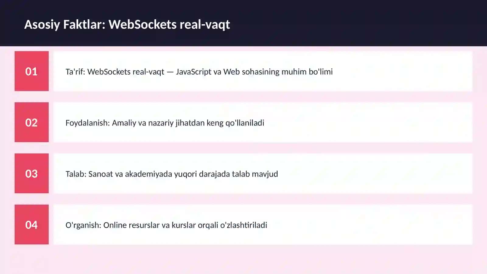 WebSockets real-vaqt 3