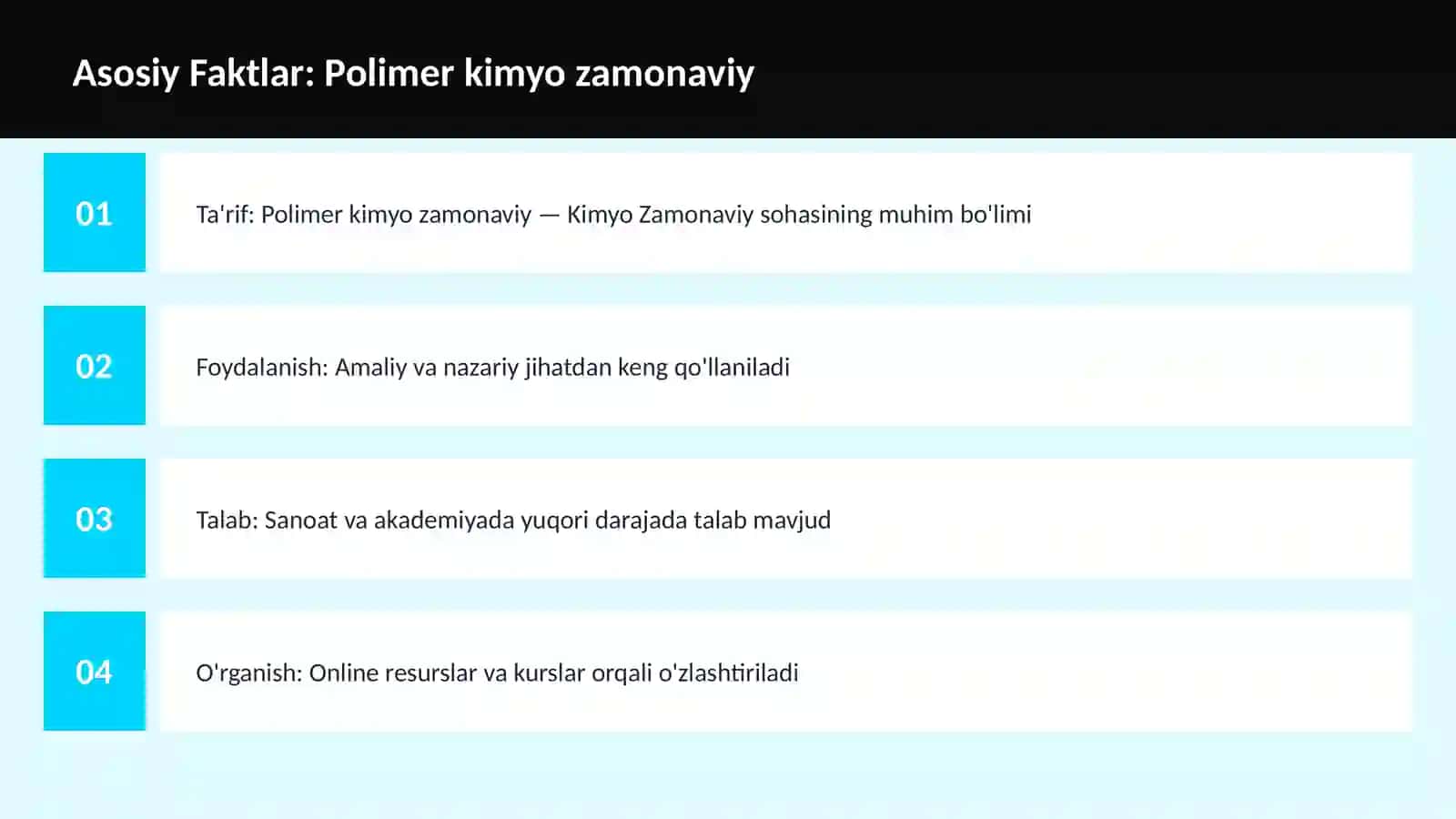 Polimеr kimyo zamonaviy 3