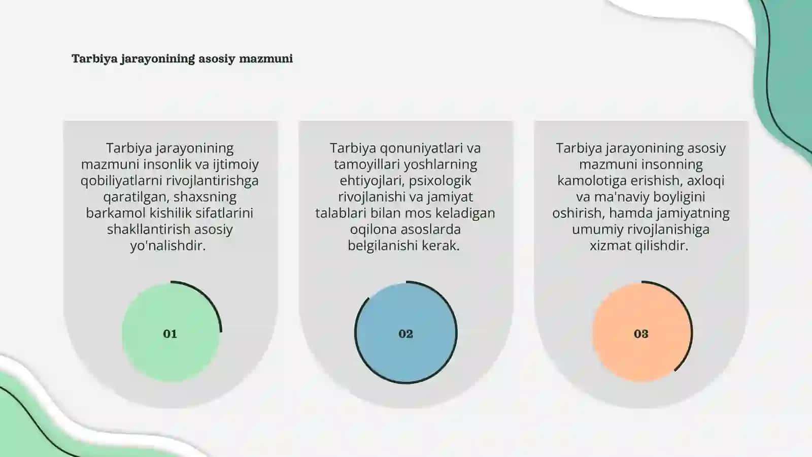 Tarbiya jarayonining mazmuni va mohiyati 3