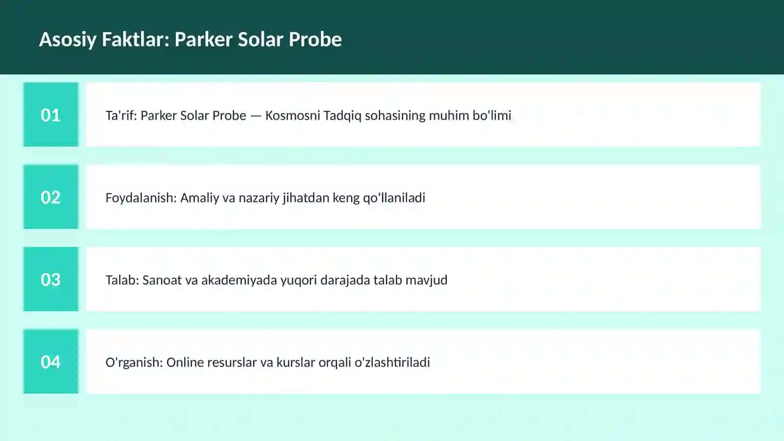 Parker Solar Probe 3