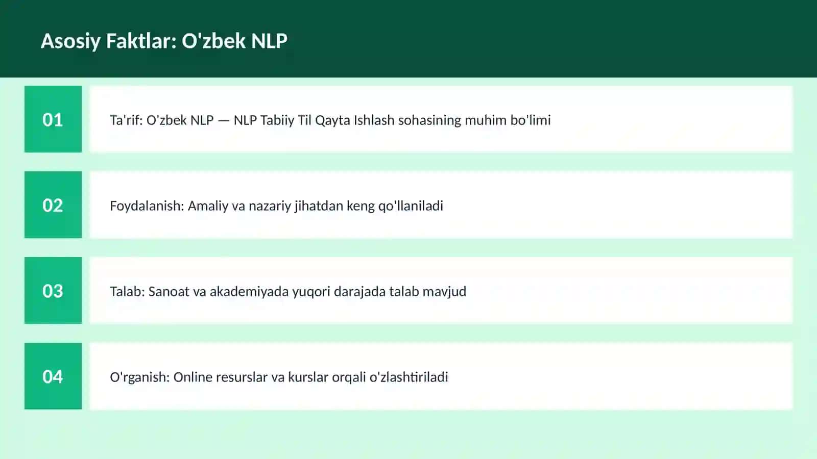 O'zbek NLP 3