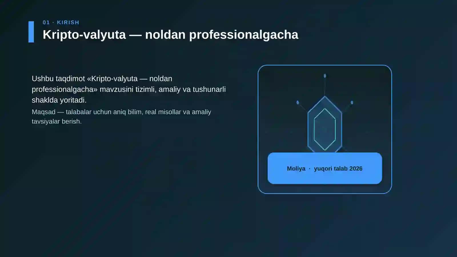 Kripto-valyuta — noldan professionalgacha 3