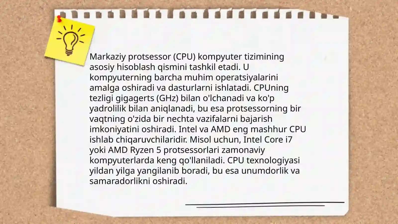 Kompyuterning asosiy qismlari va ishlash prinsiplari 3