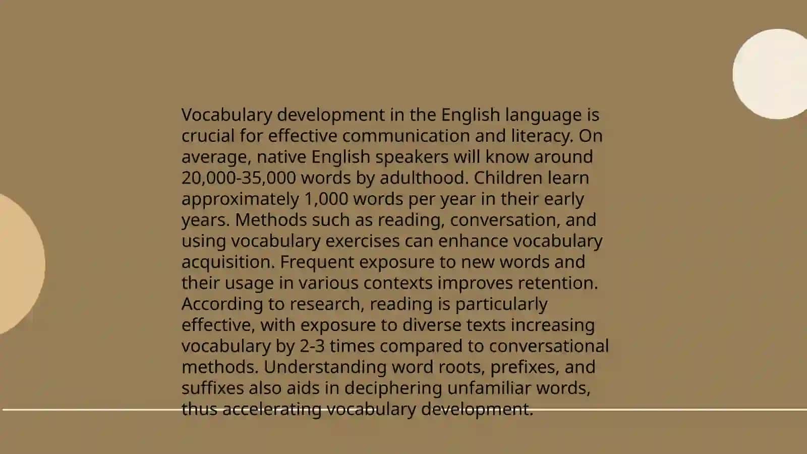 Vocabulary Development 3