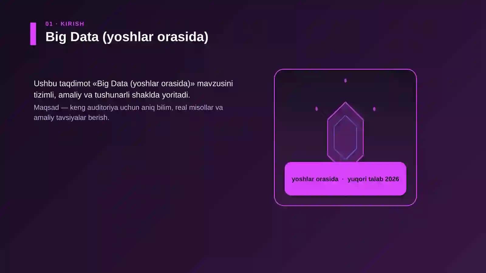 Big Data (yoshlar orasida) 3
