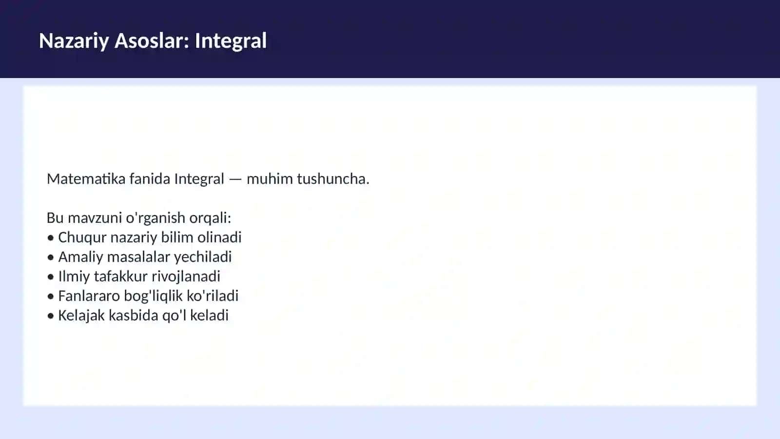 Matematika Dars Ishlanma 3
