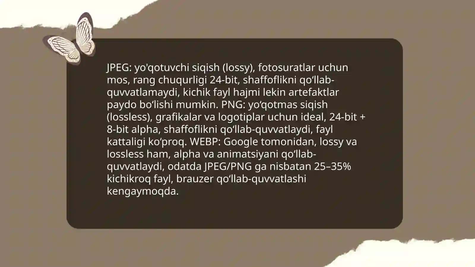 Rasmlarning formatlari va ularning farqlari 3