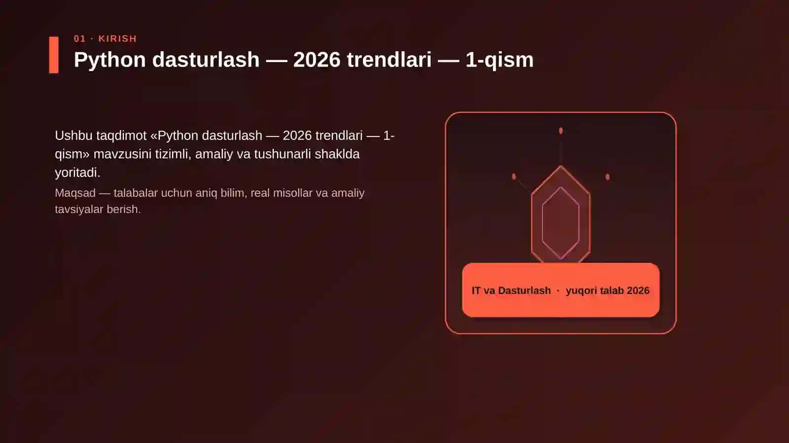 Python dasturlash — 2026 trendlari — 1-qism 3