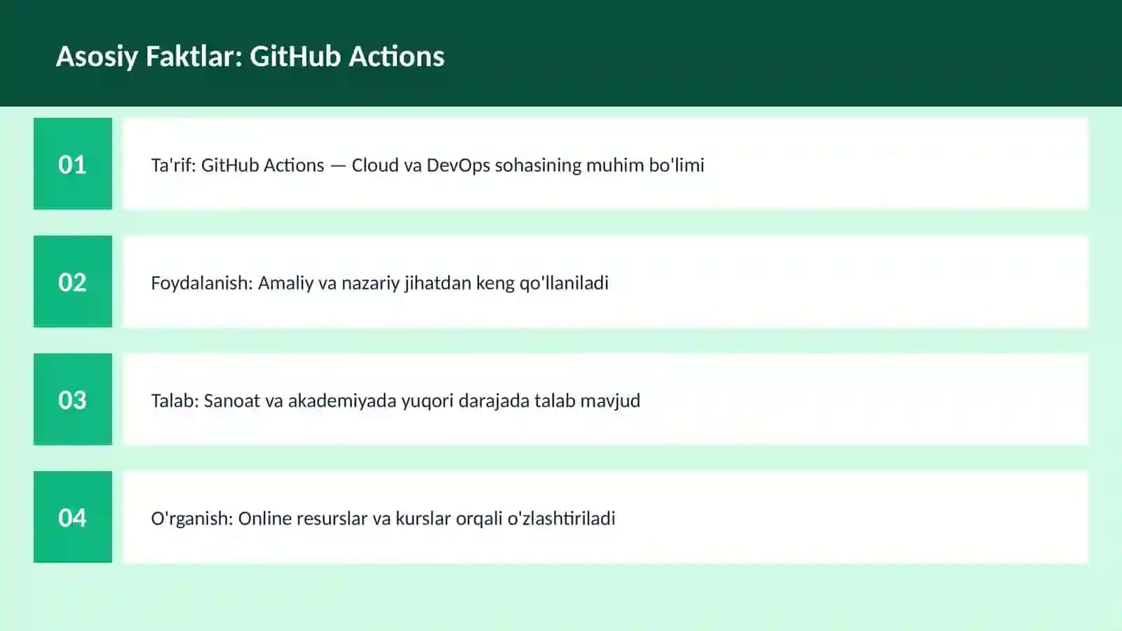 GitHub Actions 3