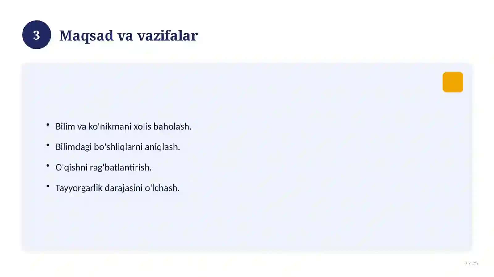 Fizika fanidan 8-sinf: mavzulashtirilgan nazorat ishi va tahlil 3