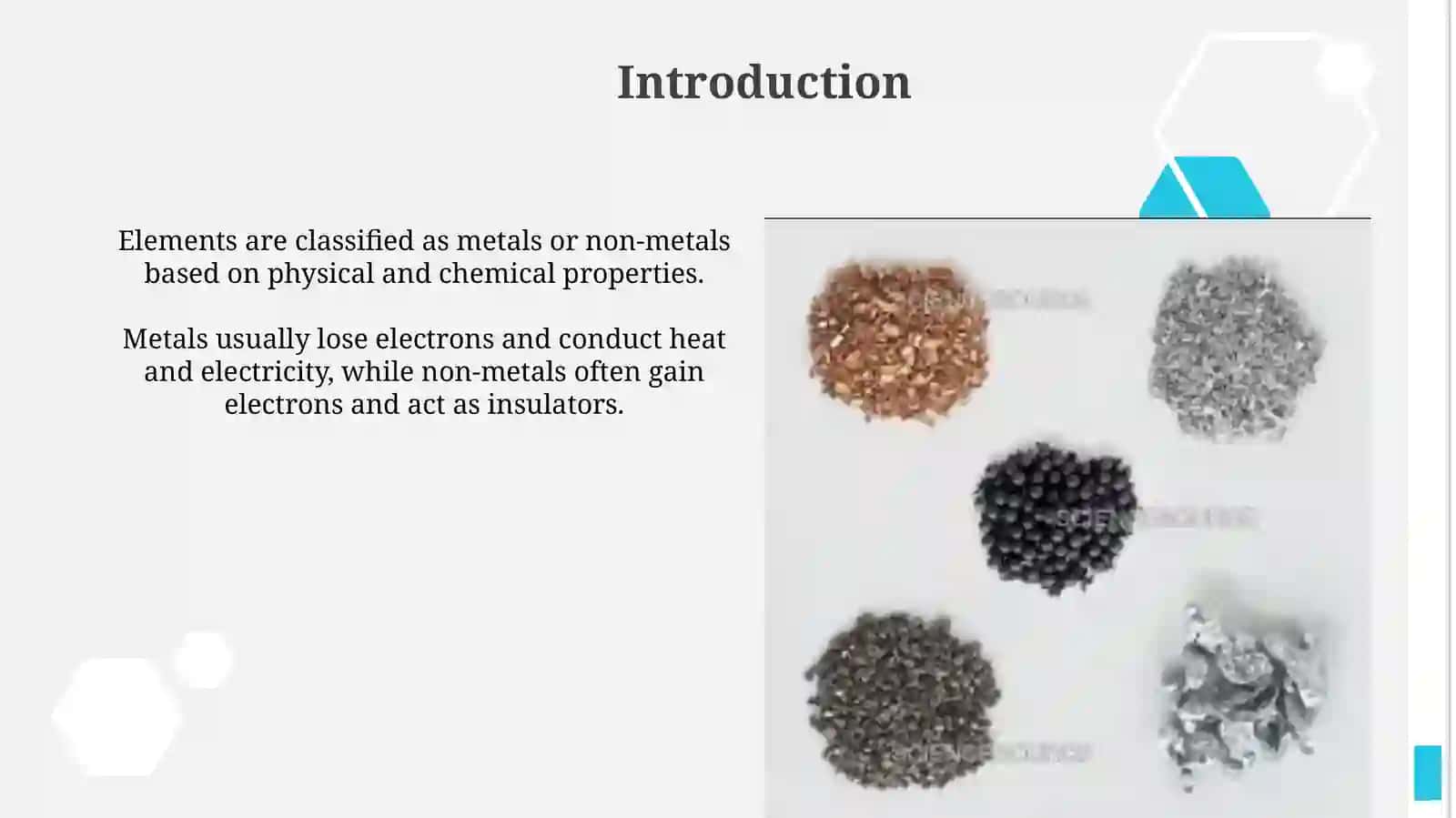 Metals and non-metals 3
