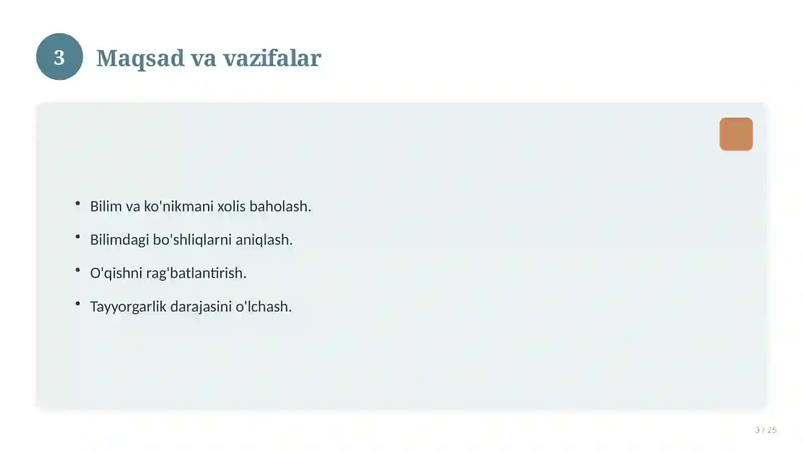 Kimyo fanidan 6-sinf: mavzulashtirilgan nazorat ishi va tahlil 3