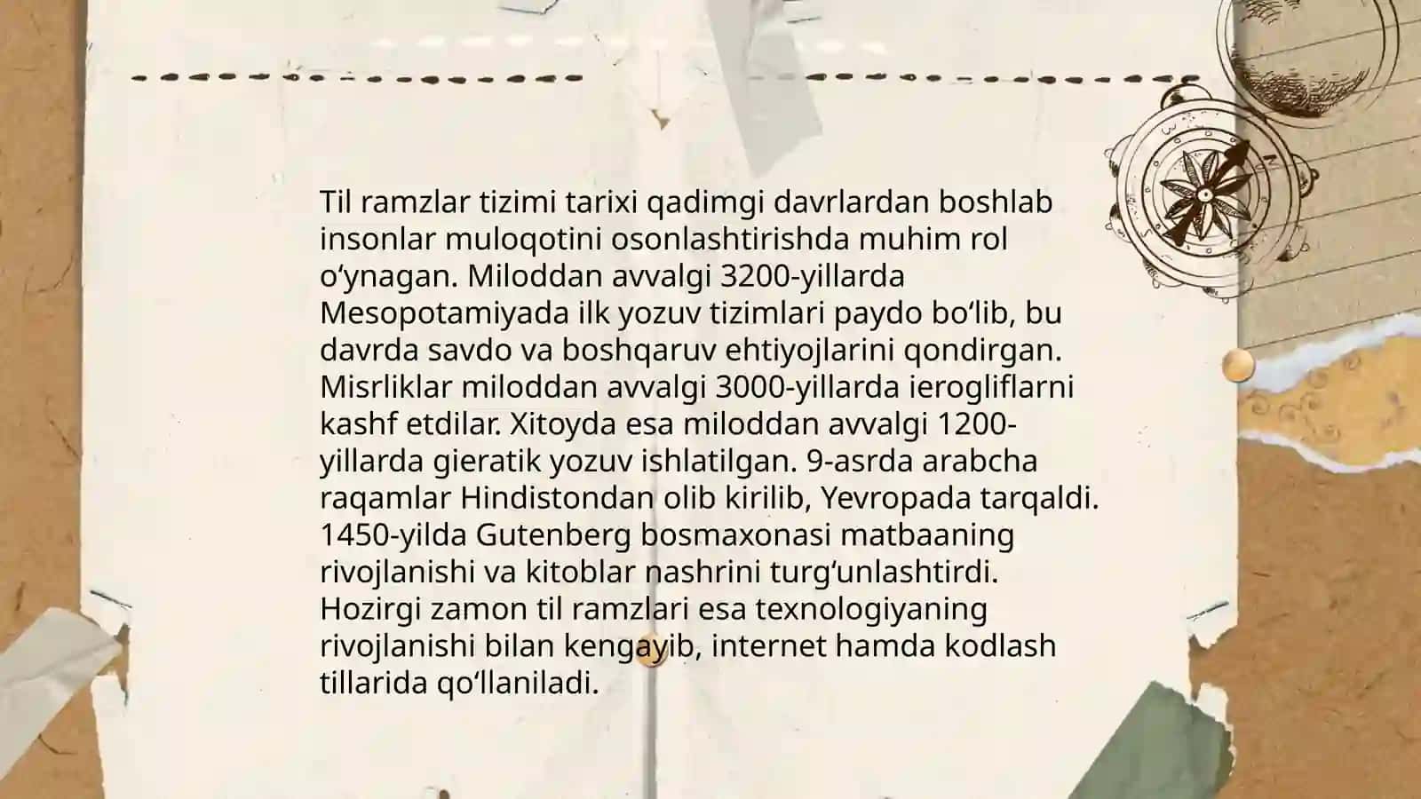 Til ramzlar tizimi 3