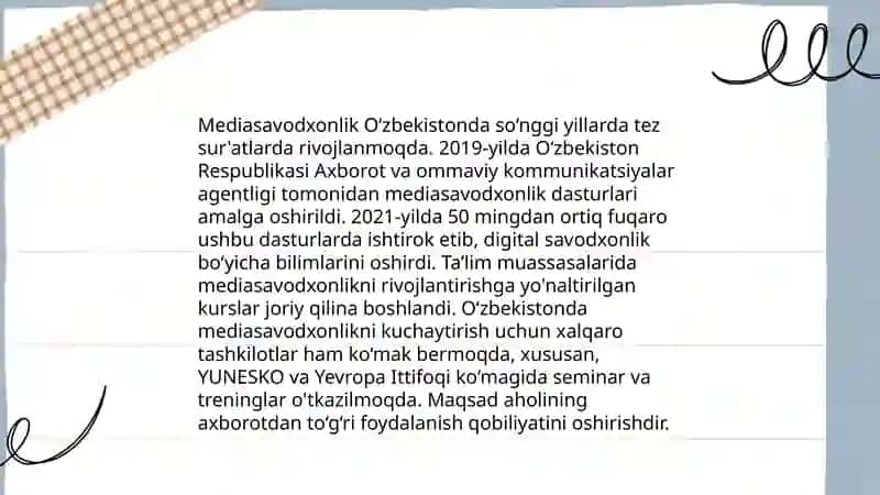 Mediasavodxonlik va axborot madaniyati fanining tarixiy evolyutsiyasi 3