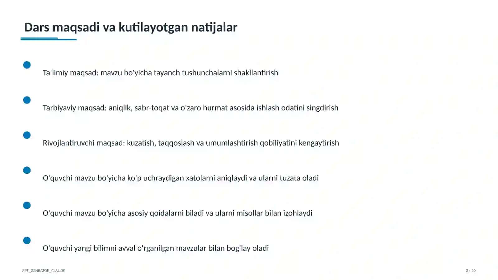 Massa o'lchovlari 3