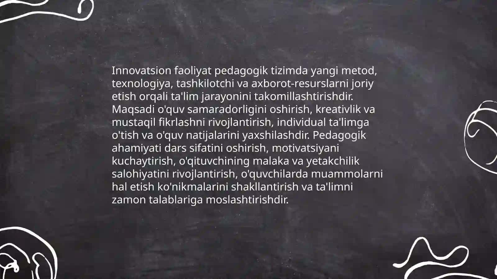 Oʻqituvchining innovatsion faoliyatni shakllantirish shartlari 3