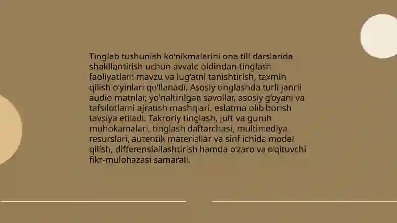 Nutqiy kompetensiya elementlarining ona tili darslarida shakllanishi 3