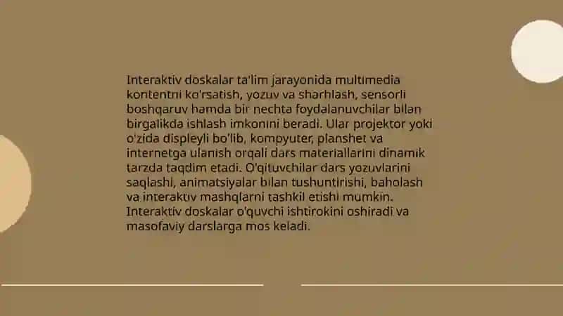 Interaktiv doskalar 3