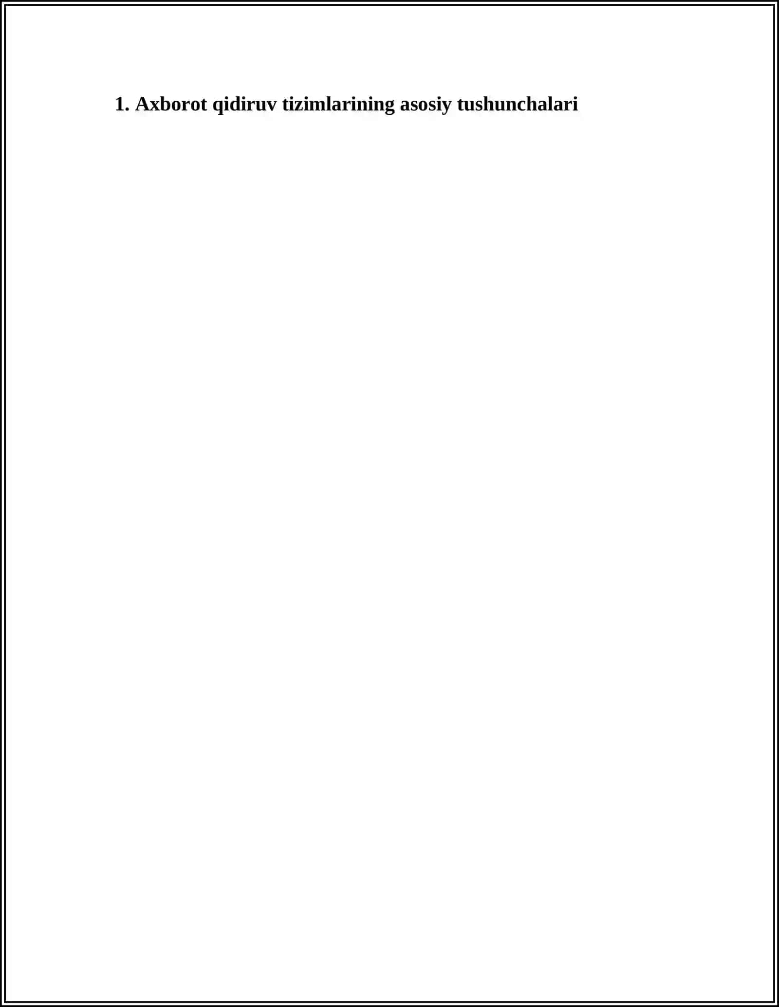 INTERNET QIDIRUV TIZIMIDA AXBOROTLAR QIDIRISH VA TANLANGAN AXBOROTLARNI OLISH 3
