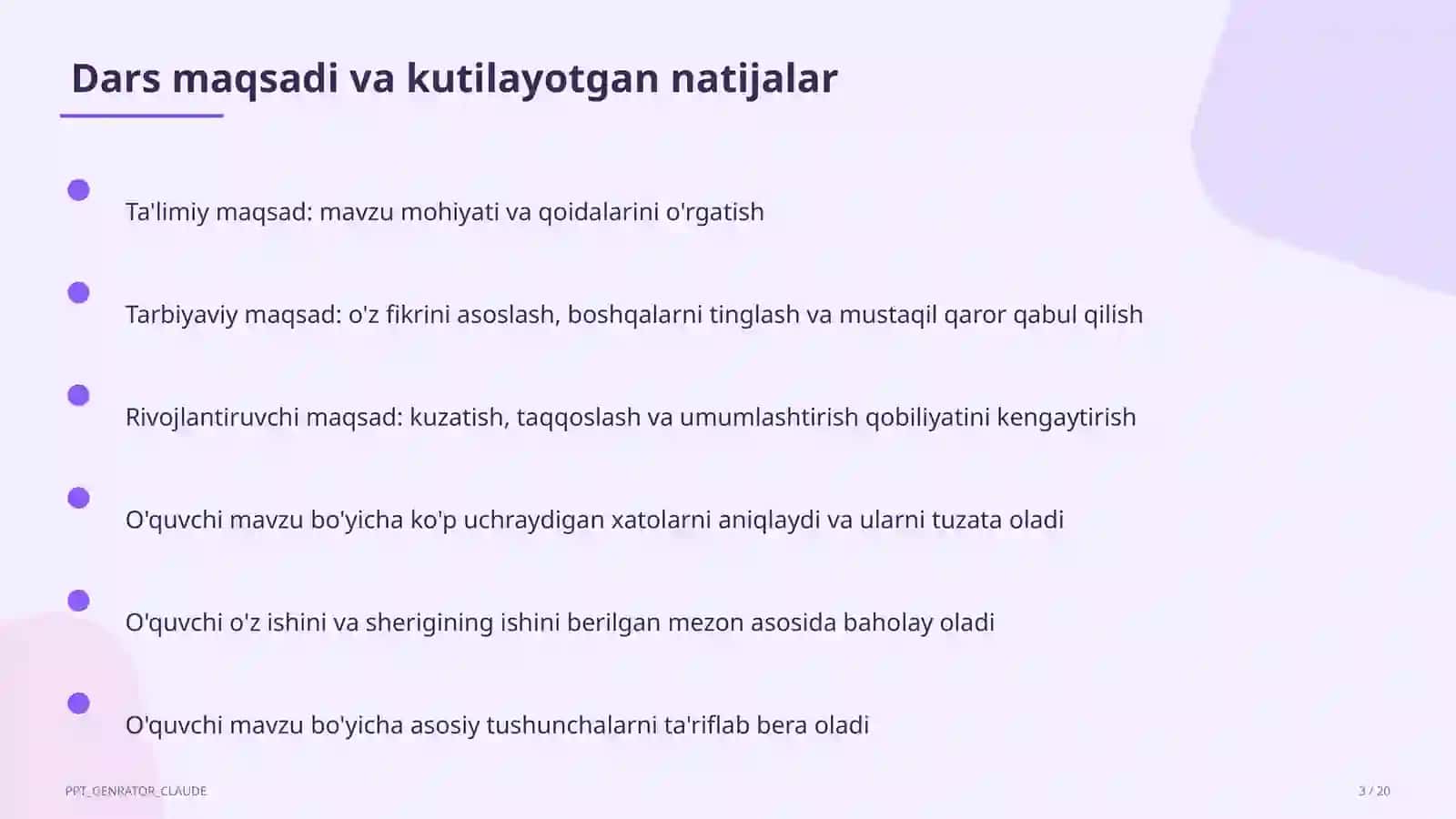 Geometriya (7–11) — metodik birlashma uchun 3